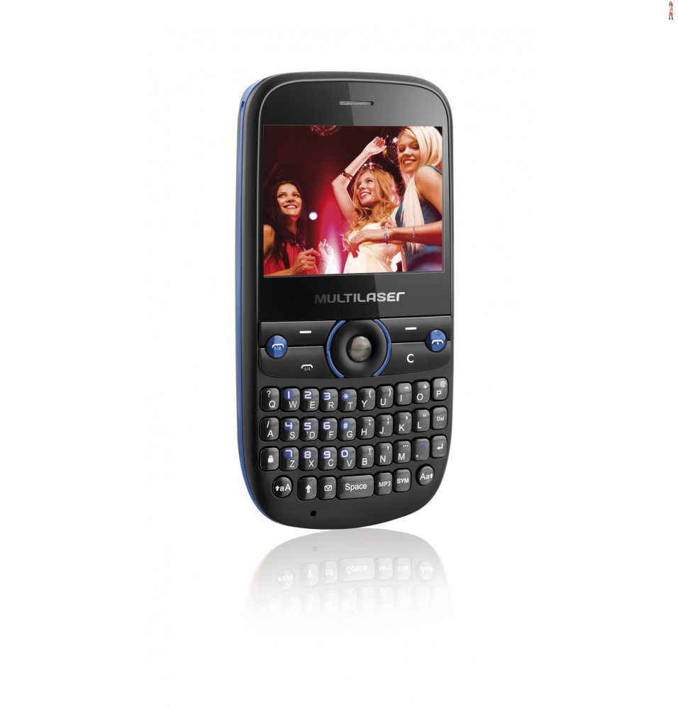 Celular Multilaser Star Dual Tv - Preto/azul - cod: P3165