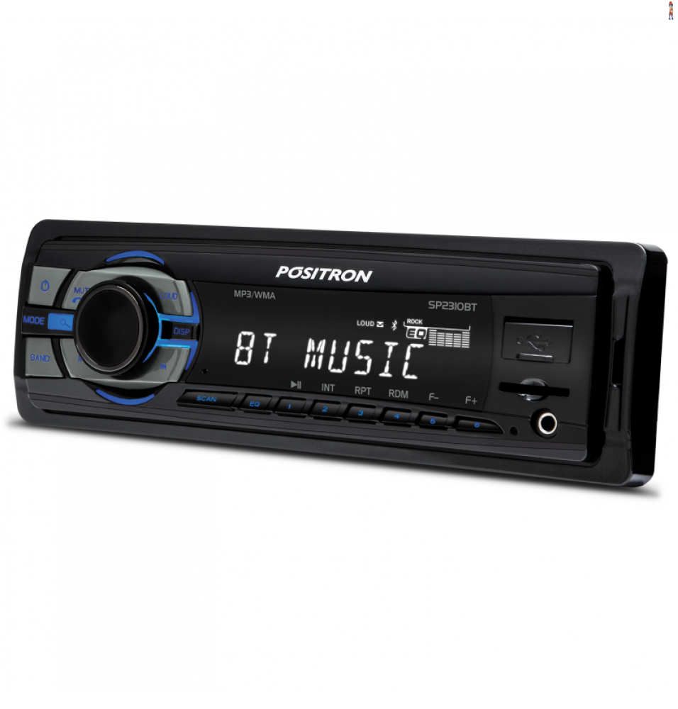 Som Automotivo - Pósitron SP2310BT - c/ MP3 Player FM USB e Leitor Micro SD-CARD