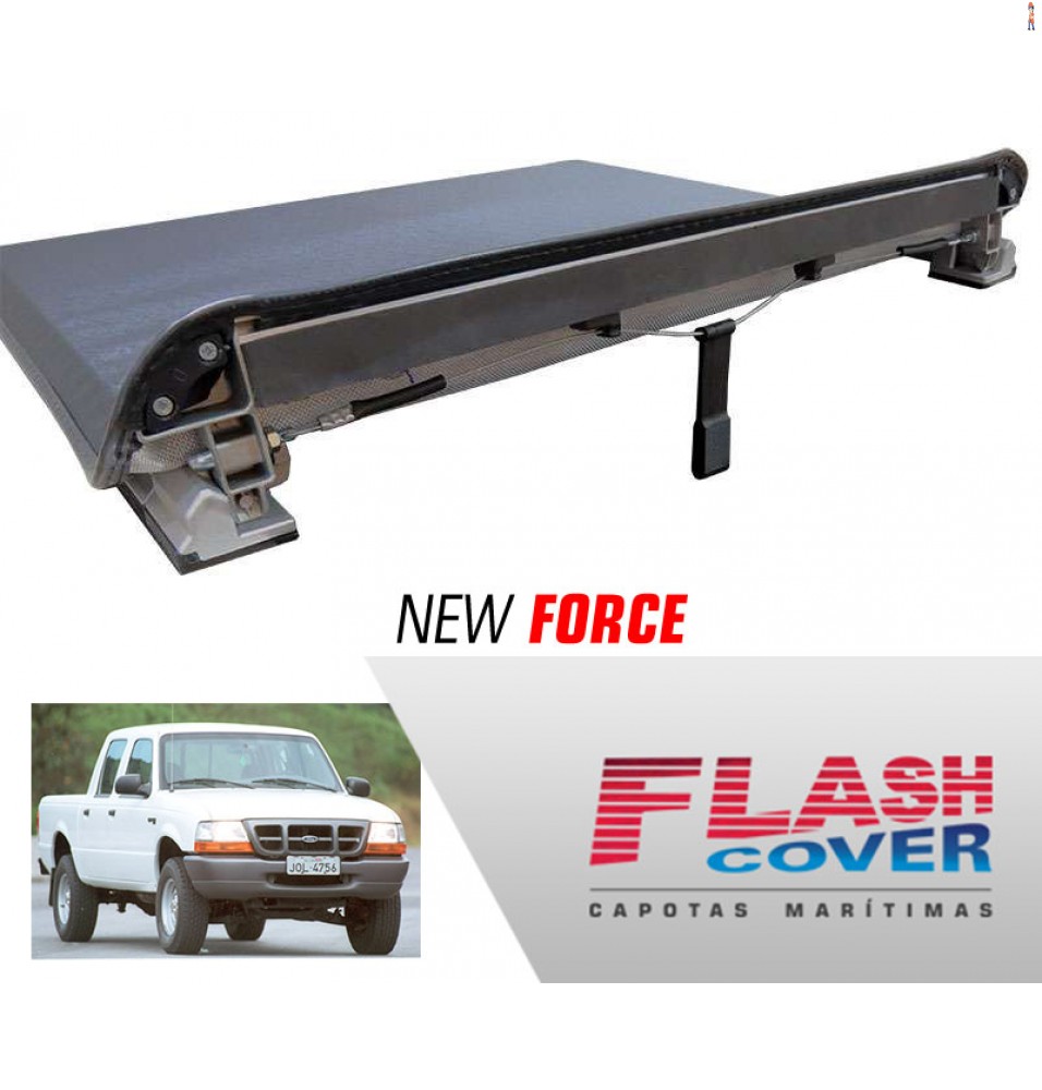 Capota Maritima FlashCover NewForce Ford RANGER CD C/SA D 94/2011 BNF  Capota: BN021F