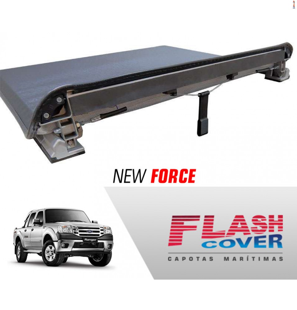 Capota Maritima FlashCover NewForce Ford RANGER XLT CD C/SA D 2012/ BNF  Capota: BN177F