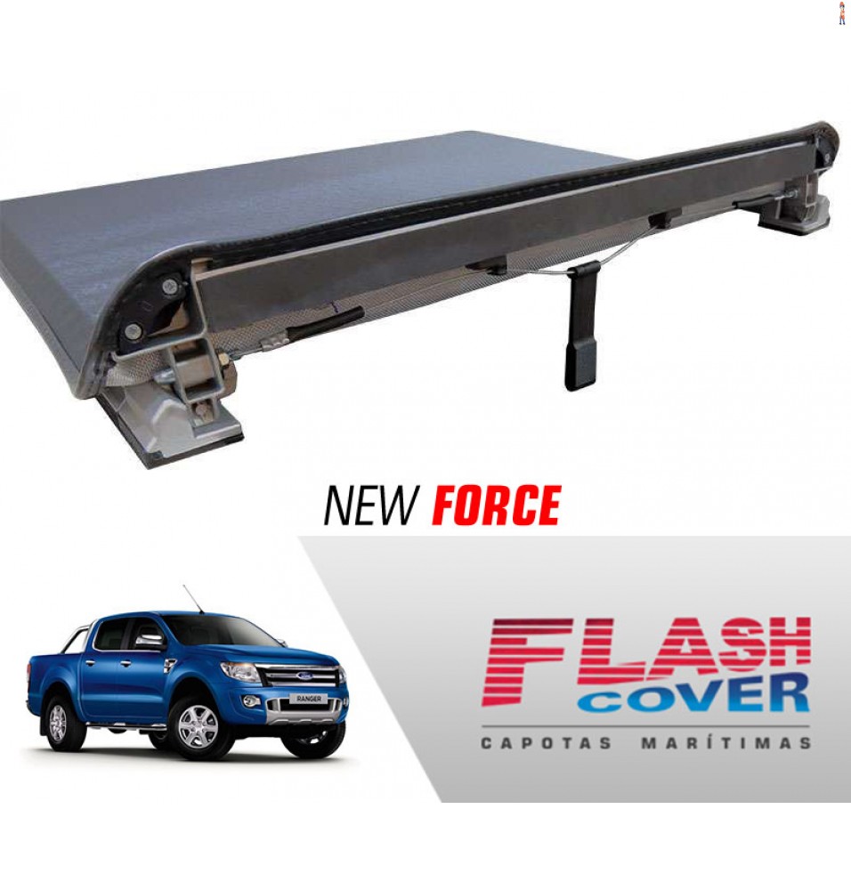Capota Maritima FlashCover NewForce Ford RANGER XLT CD 2013/ CRI BNF  Capota: BN933F
