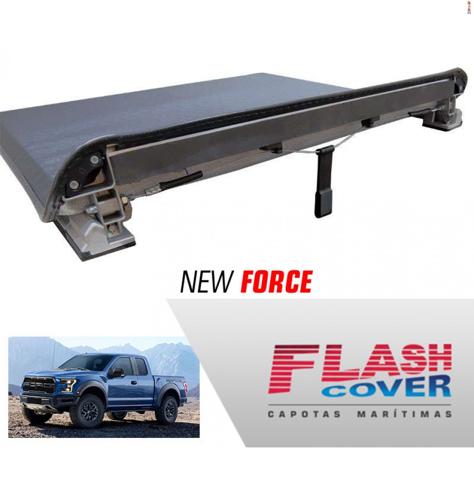 Capota Maritima FlashCover NewForce Ford F150 RAPTOR CE BNF Capota: FC002