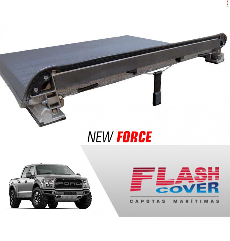 Capota Maritima FlashCover NewForce Ford F150 RAPTOR CD BNF Capota: BN165F