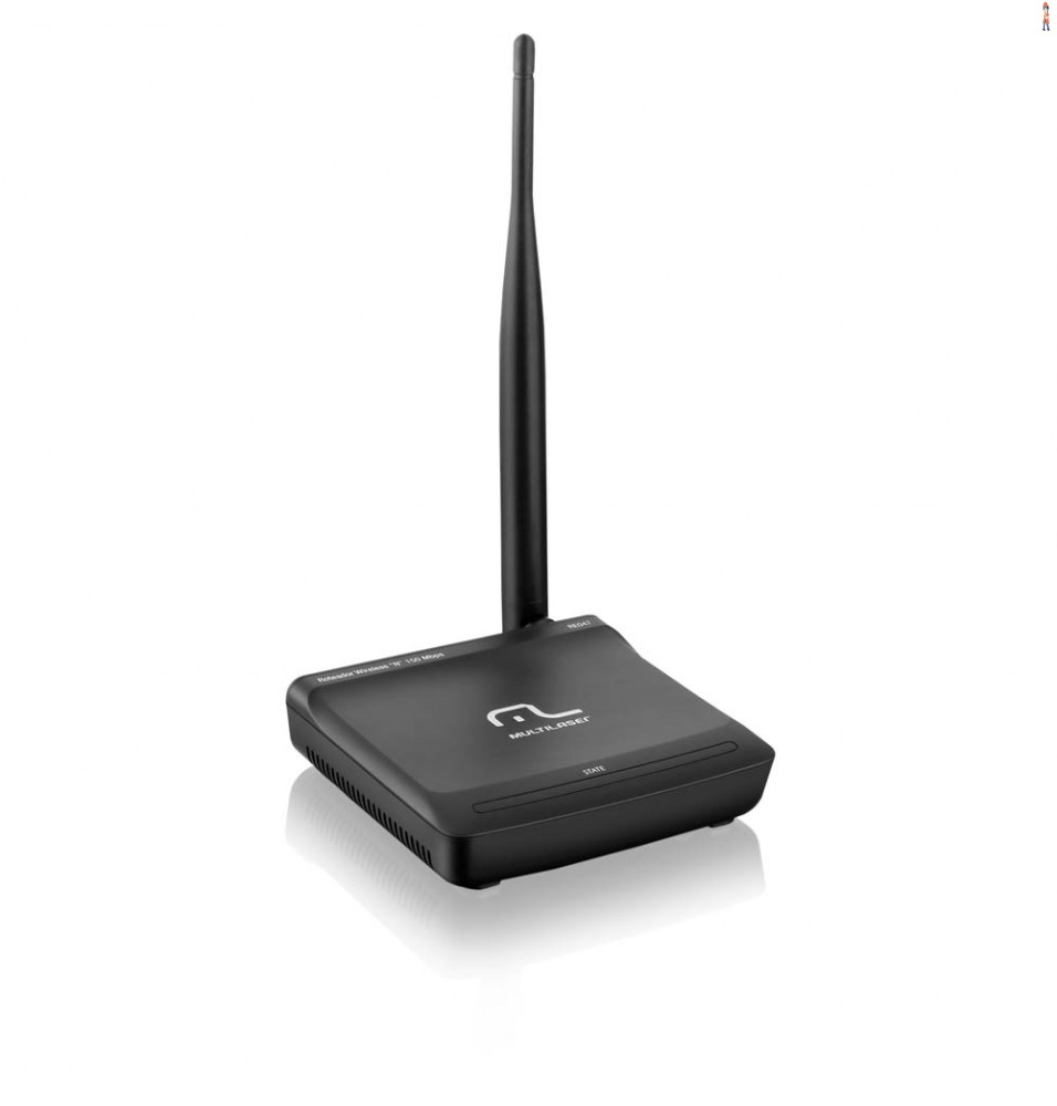 Mini Roteador Multilaser 150 Mbps Bi-Volt Antena Fixa RE047