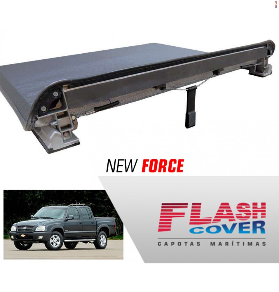 Capota Maritima FlashCover NewForce GM S10 CD C/SA S 95/2011 BNF  Capota: BN002F