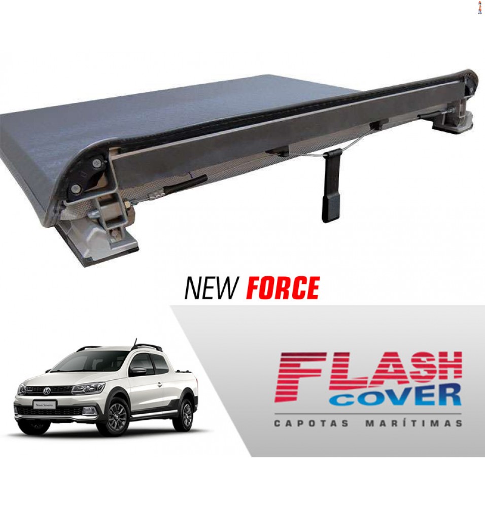 Capota Maritima FlashCover NewForce VW SAVEIRO CROSS CD 2014/ BNF  Capota: BN191F 