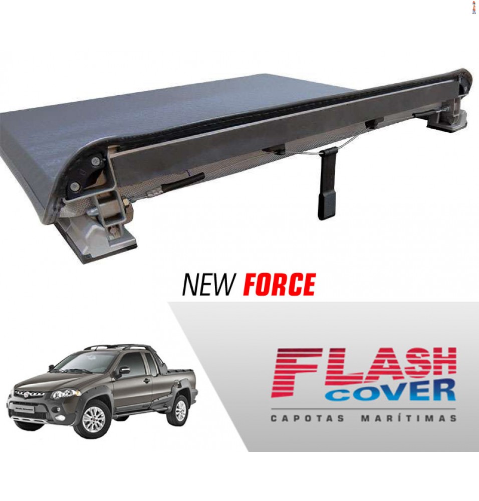 Capota Maritima FlashCover NewForce FIAT STRADA ADV CE S/STP 2014/ BNF  Capota: BN181F