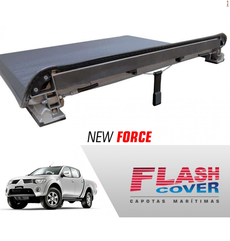 Capota Maritima FlashCover NewForce Mitsubishi L200 TRITON 2009/ BNF  Capota: BN130F