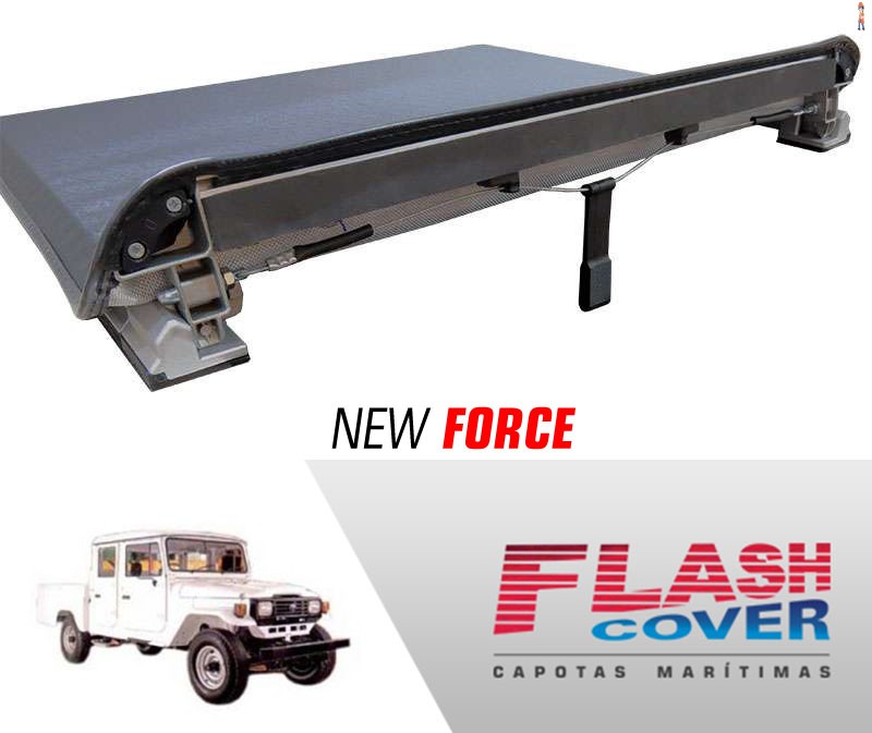 Capota Maritima FlashCover NewForce Toyota BANDEIRANTES CD 58/2002 BNF  Capota: BN117F