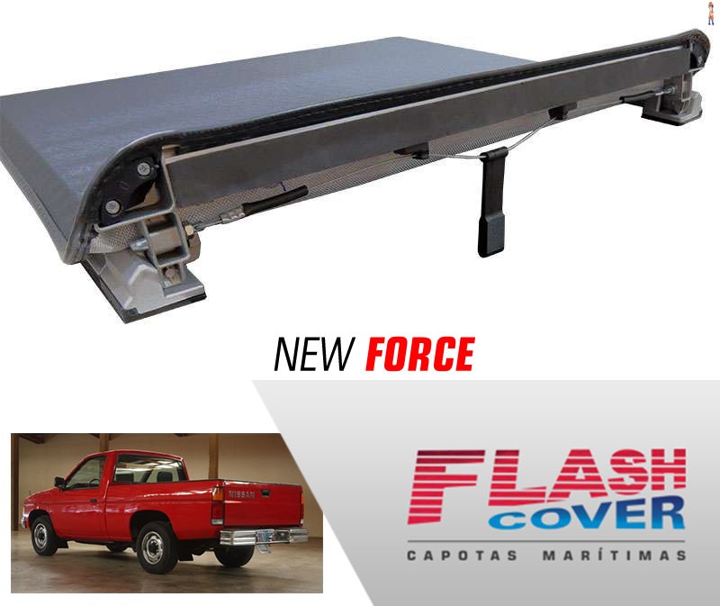 Capota Maritima FlashCover NewForce Nissan D21 CS 86/1995 (SOB MED) BNF  Capota: BN074F