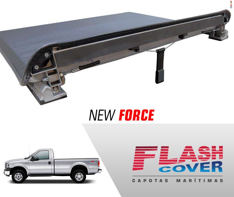 Capota Maritima FlashCover NewForce Ford F250 C/SA D 3" 98/2011 BNF  Capota: BN037F