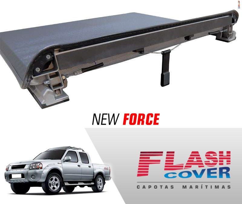 Capota Maritima FlashCover NewForce Nissan FRONTIER CD 02/2008 BNF  Capota: BN070F
