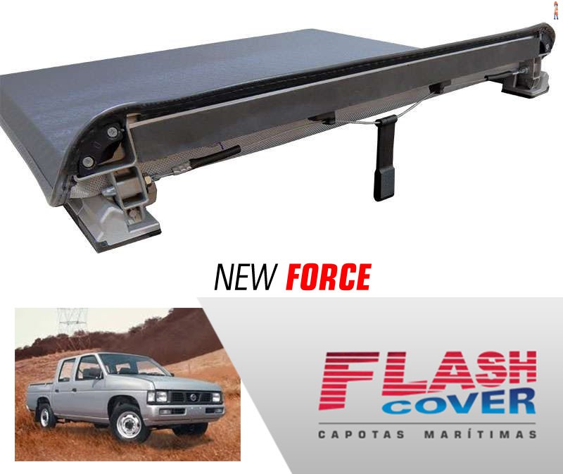 Capota Maritima FlashCover NewForce Nissan D21 CD 86/1995 (SOB MED) BNF  Capota: BN073F