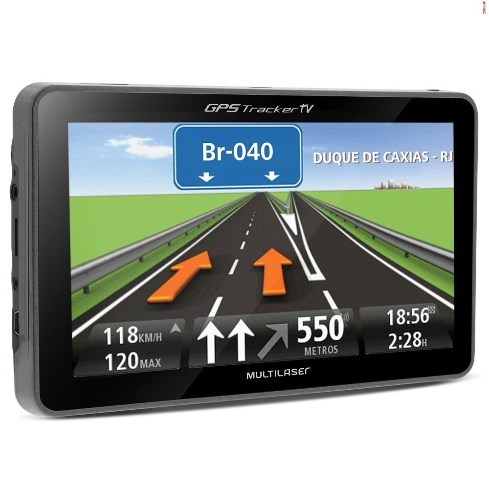 Gps Automotivo Multilaser Tracker Tela 5 Polegadas TV Digital Touch GP014