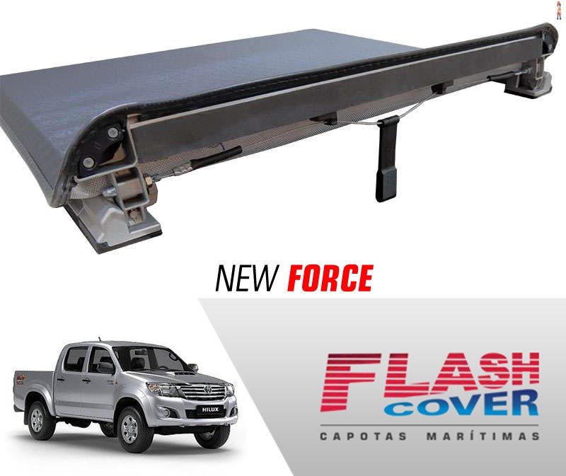 Capota Maritima FlashCover NewForce Toyota HILUX CD C/SA ORIG 05/2015 BNF  Capota: BN102F