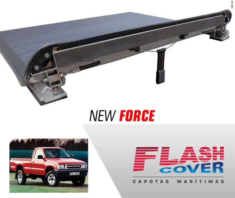 Capota Maritima FlashCover NewForce Toyota HILUX CS C/GRA 98/2004 BNF  Capota: BN069F