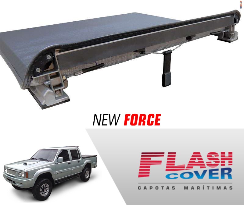 Capota Maritima FlashCover NewForce Mitsubishi L200 C/GRA 95/2003 BNF  Capota: BN058F