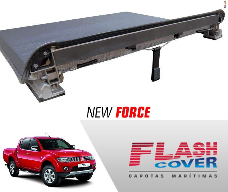 Capota Maritima FlashCover NewForce Mitsubishi L200 TRITON CD C/GRA 2006/ BNF  Capota: BN928F
