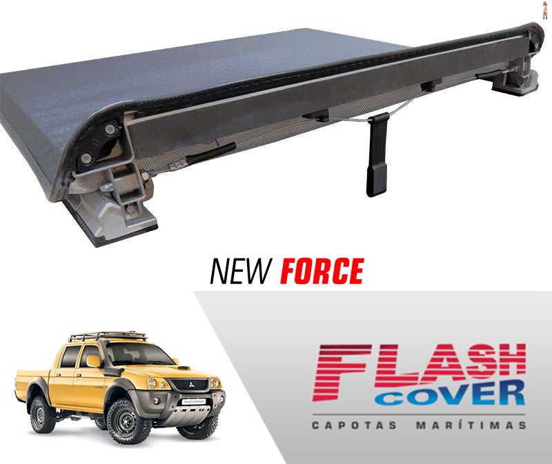 Capota Maritima FlashCover NewForce Mitsubishi L200 SAVANA 96/2006 BNF  Capota: BN116F