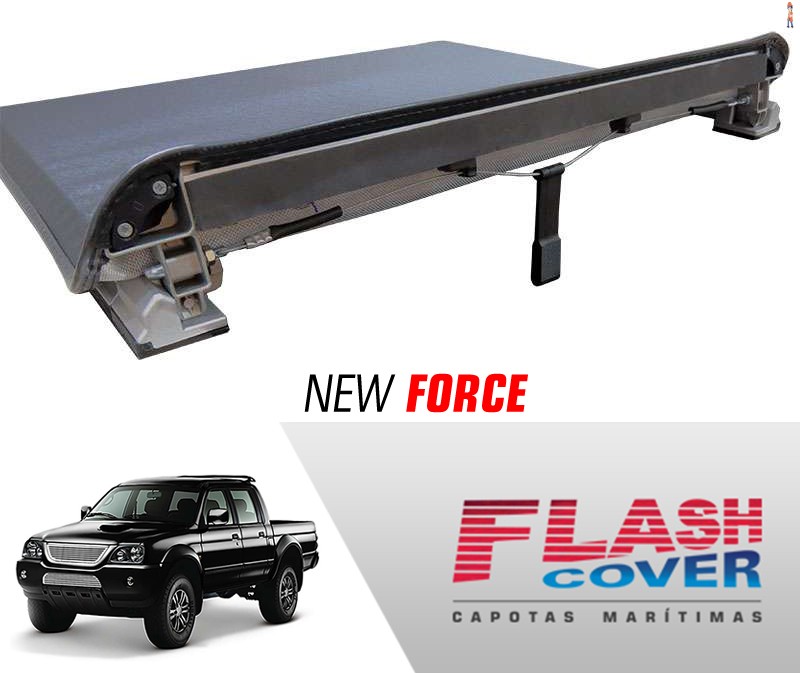 Capota Maritima FlashCover NewForce Mitsubishi L200 SPORT 04/2011 BNF  Capota: BN056F
