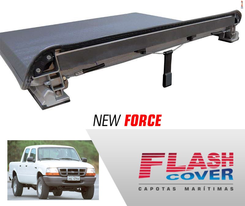 Capota Maritima FlashCover NewForce Ford RANGER CD C/SA D 94/2011 BNF  Capota: BN021F