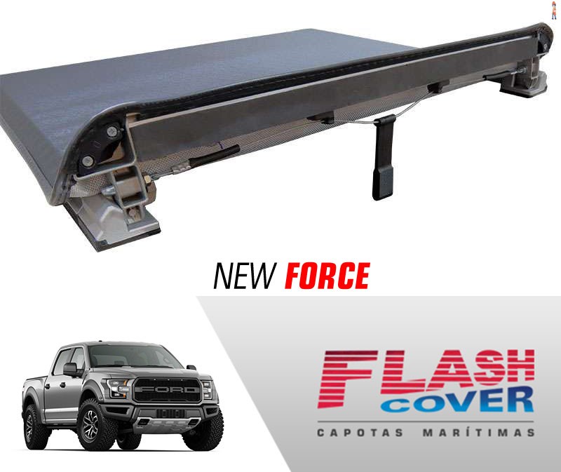 Capota Maritima FlashCover NewForce Ford F150 RAPTOR CD BNF Capota: BN165F