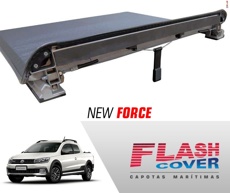 Capota Maritima FlashCover NewForce VW SAVEIRO CROSS CD 2014/ BNF  Capota: BN191F 