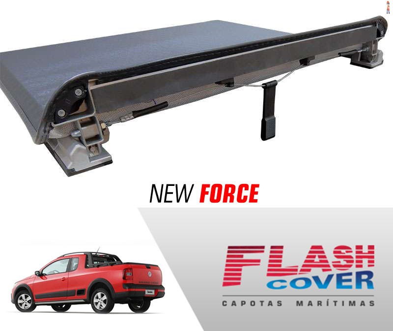 Capota Maritima FlashCover NewForce VW SAVEIRO CROSS S/STP 98/2009 BNF  Capota: BN100F