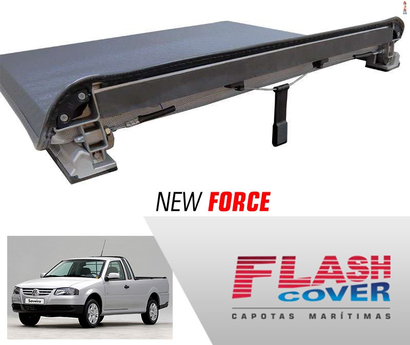 Capota Maritima FlashCover NewForce VW  SAVEIRO S/GRA C/STP 98/2009 BNF  Capota: BN152F