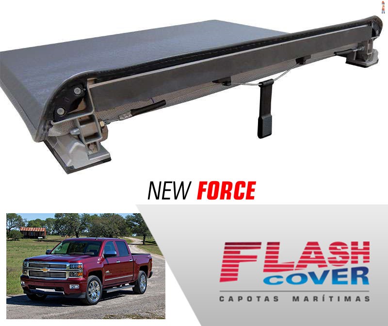 Capota Maritima FlashCover NewForce GM SILVERADO CD BNF  Capota: BN909F