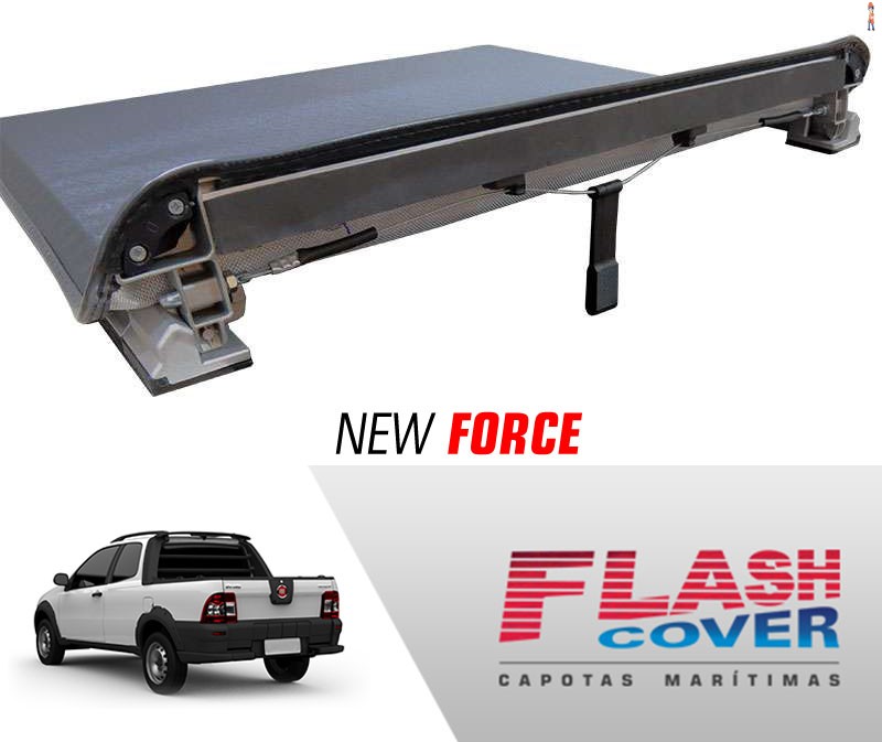 Capota Maritima FlashCover NewForce FIAT STRADA CD S/GAN S/STP 10/2013 BNF  Capota: BN148F