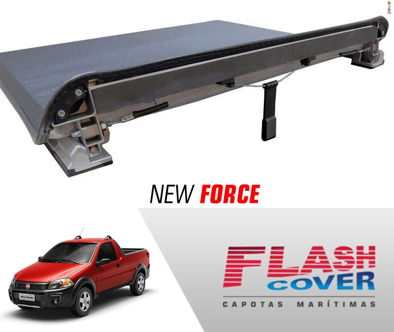 Capota Maritima FlashCover NewForce FIAT STRADA WORK CS 2014/ BNF  Capota: BN183F